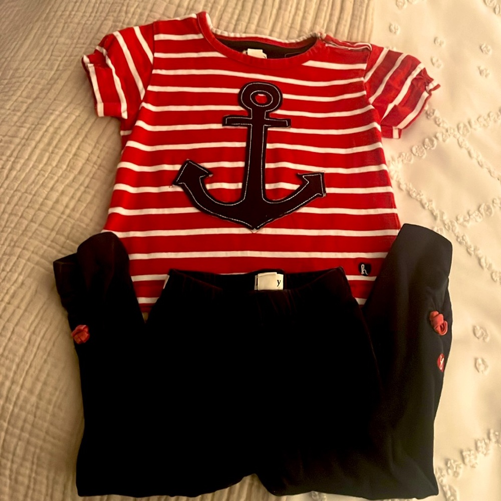 Hatley nautical outfit GUC